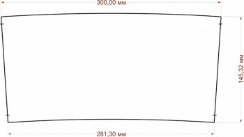 Этикетка 300х280х150 мм
