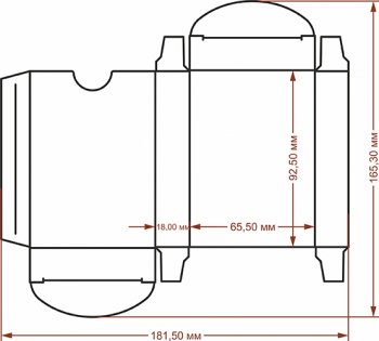 Коробка 18х65х92 мм
